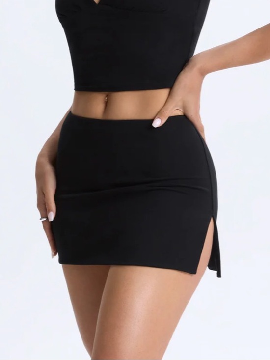 Oh Polly Dresses & Skirts - Black Mini Skirt